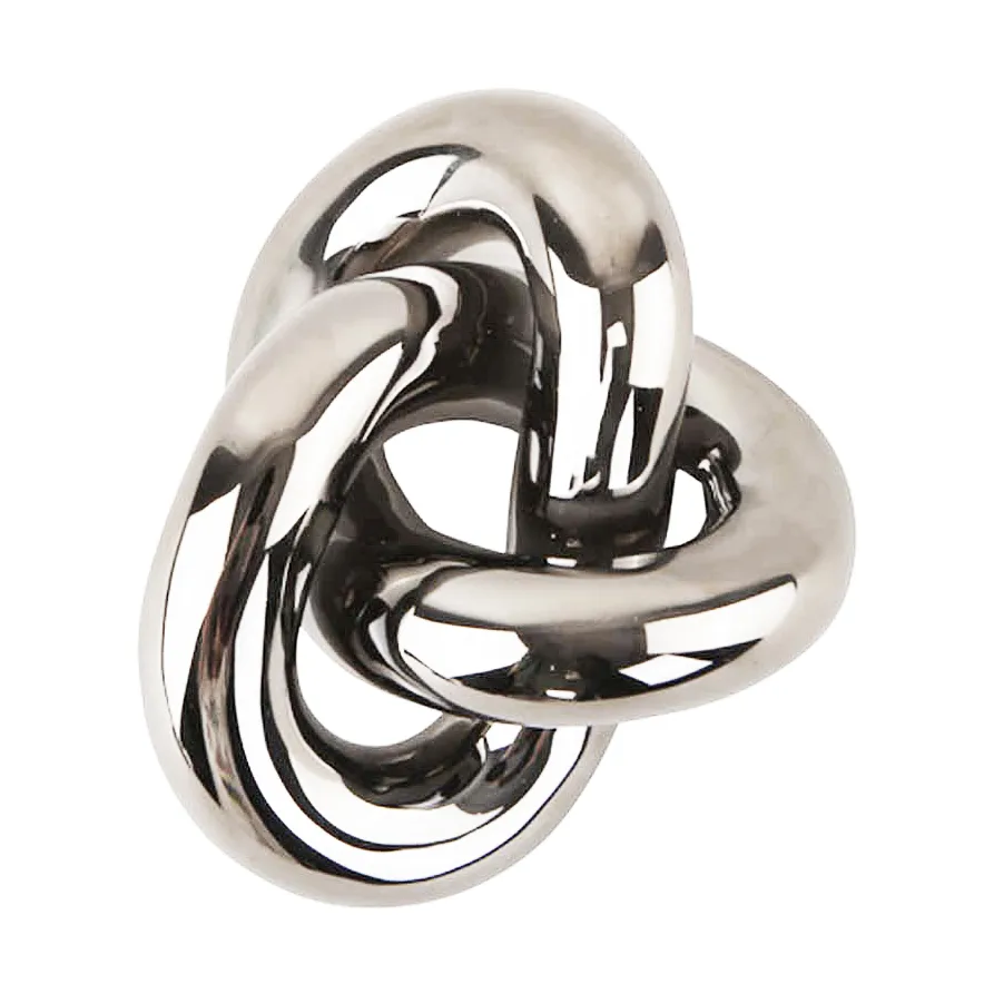 Cooee Design Décoration Knot Table Large Light Silver