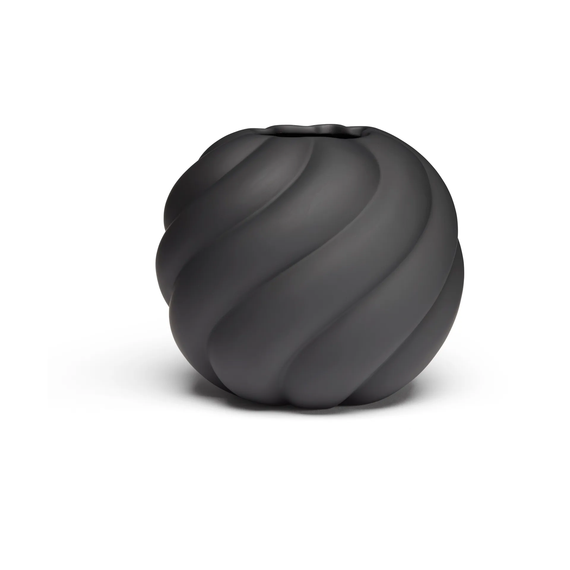 Cooee Design Twist ball vase 12 cm Black