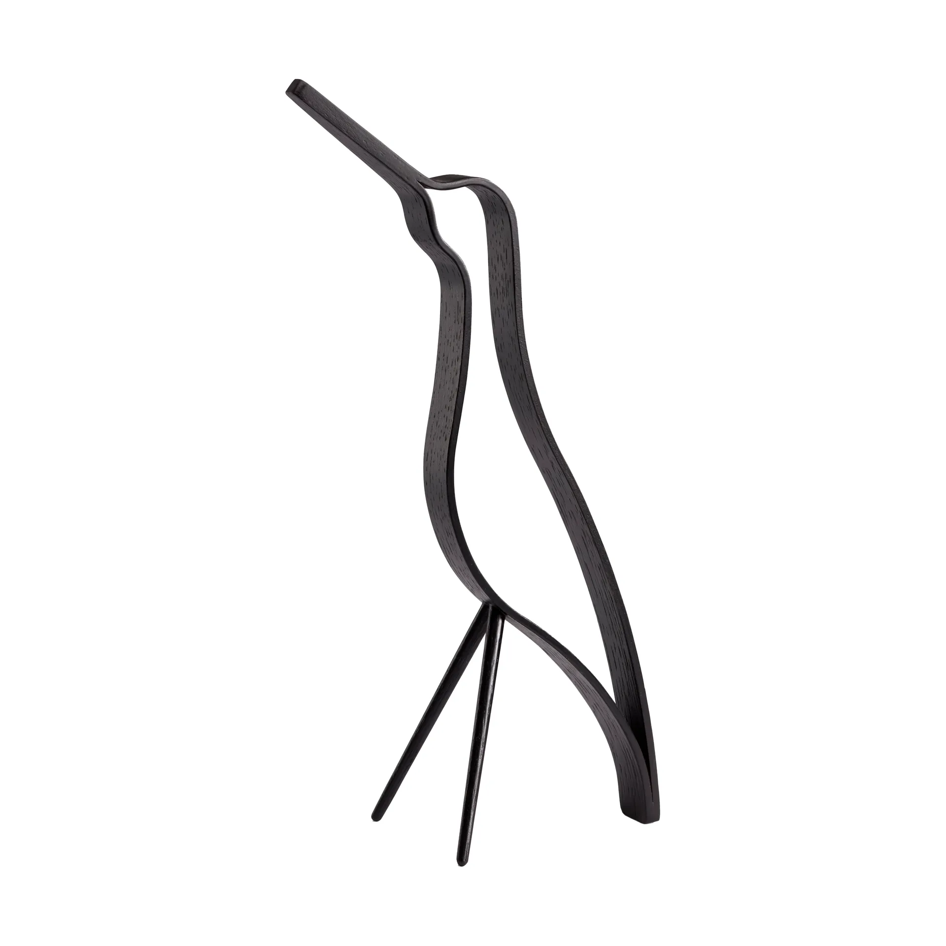 Cooee Design Woody bird high 32 cm Black stained oak billede