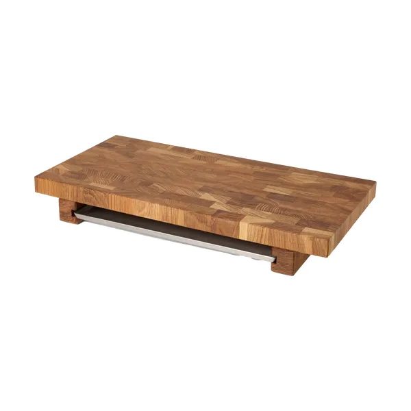 Culimat skärbräda 50x25 cm, Ek-rostfri bricka