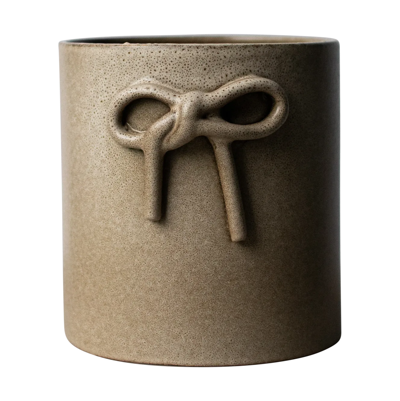 DBKD Bow krukke Ø14 cm Beige