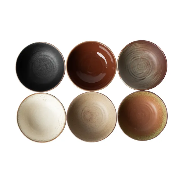 Bowl skål Ø12 cm 6-pack, Multi