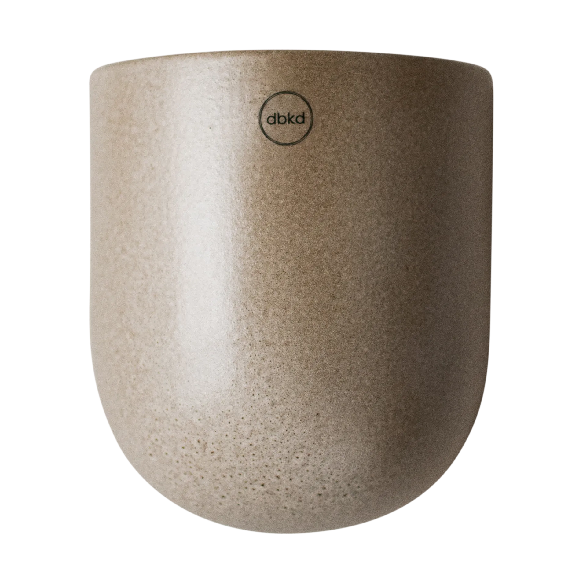 DBKD Cut væghængt krukke beige Large 17 cm