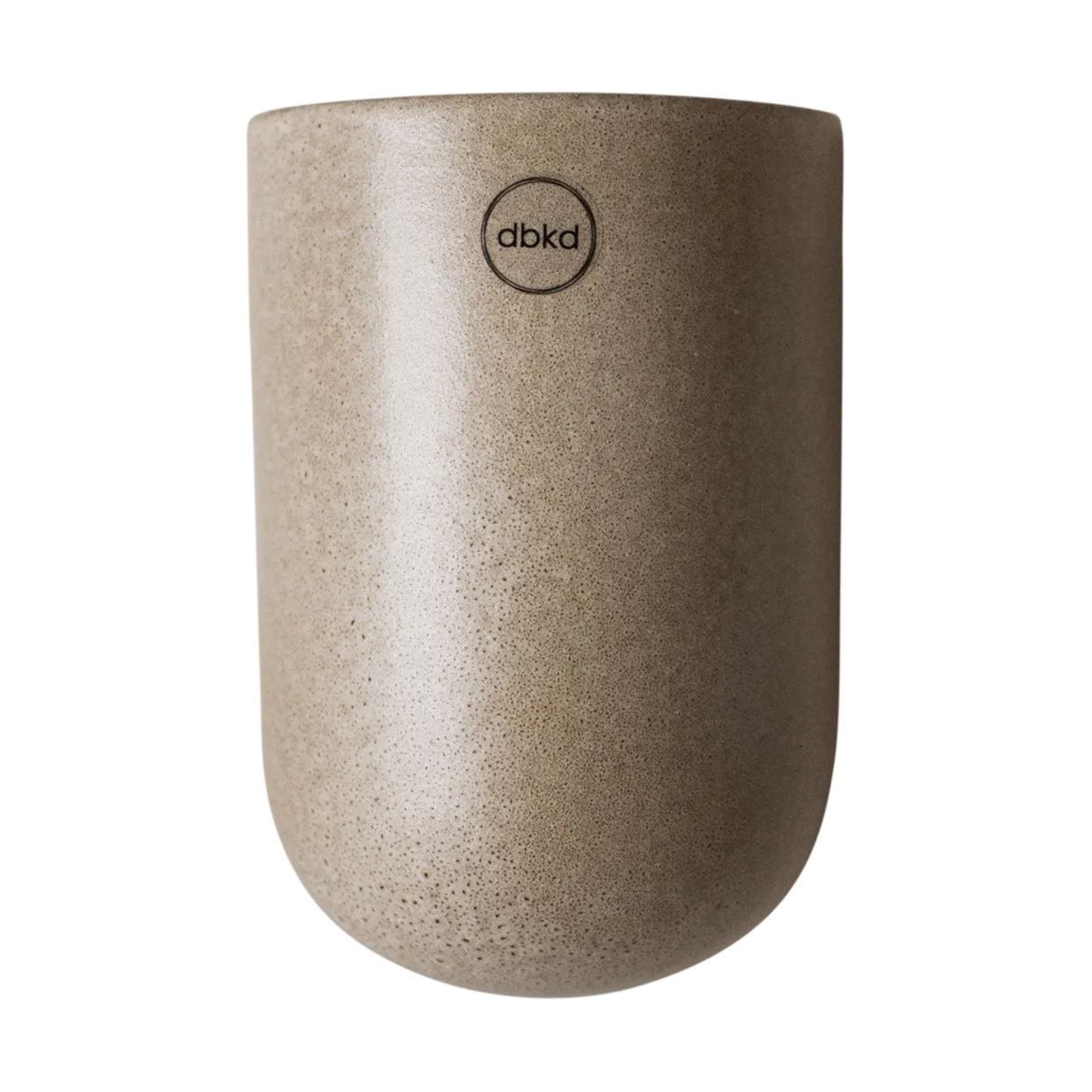DBKD Cut væghængt krukke beige Medium 15 cm