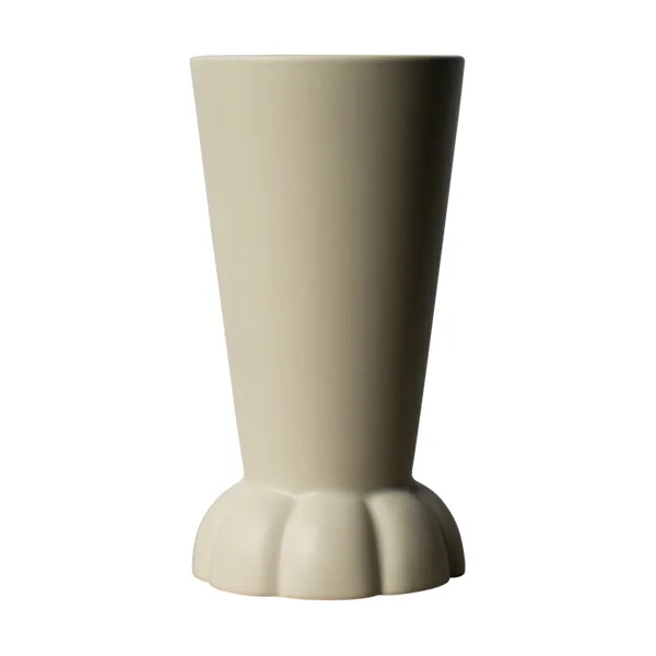 Flora vas 22 cm, Creme