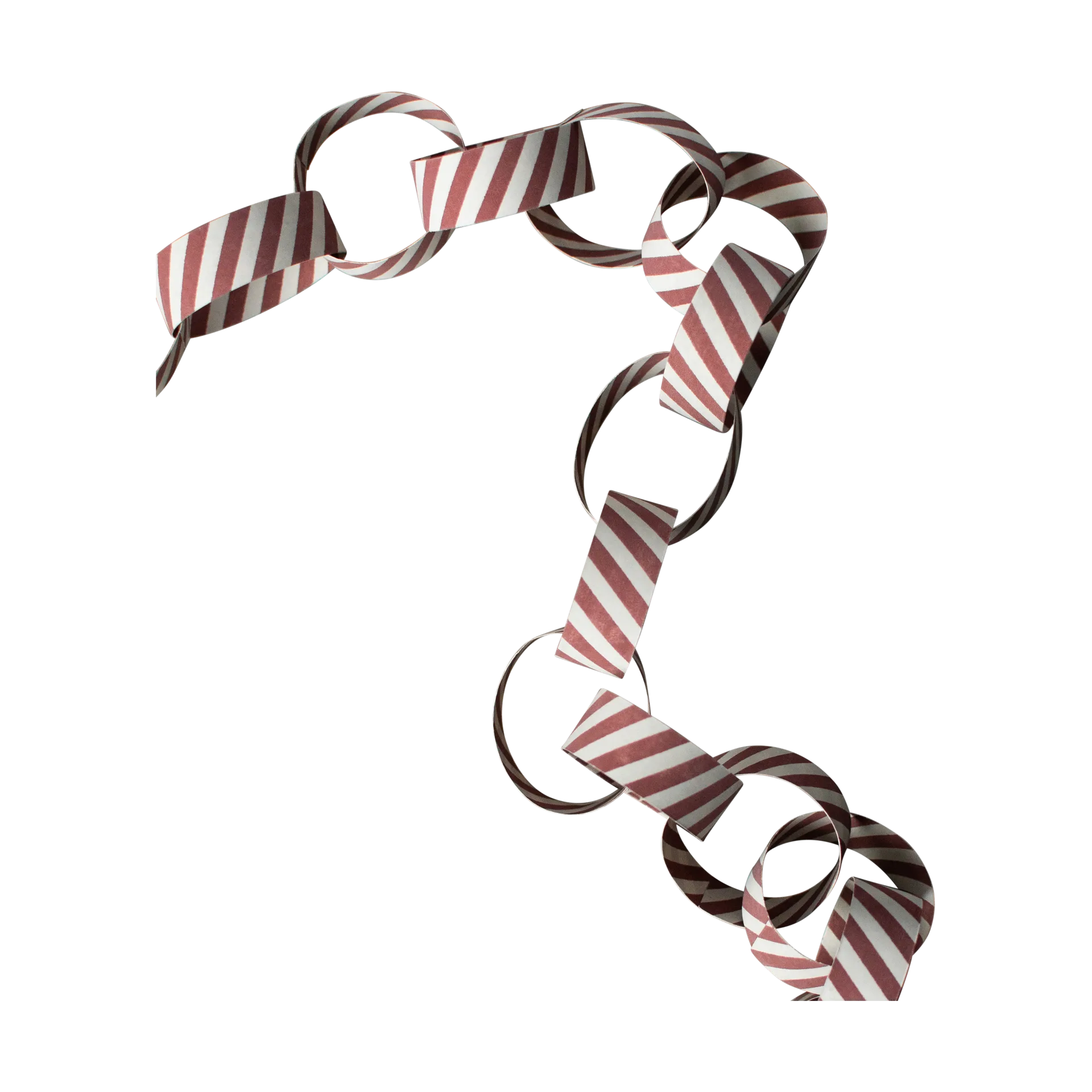 DBKD Guirlande Garland rayée Red-white