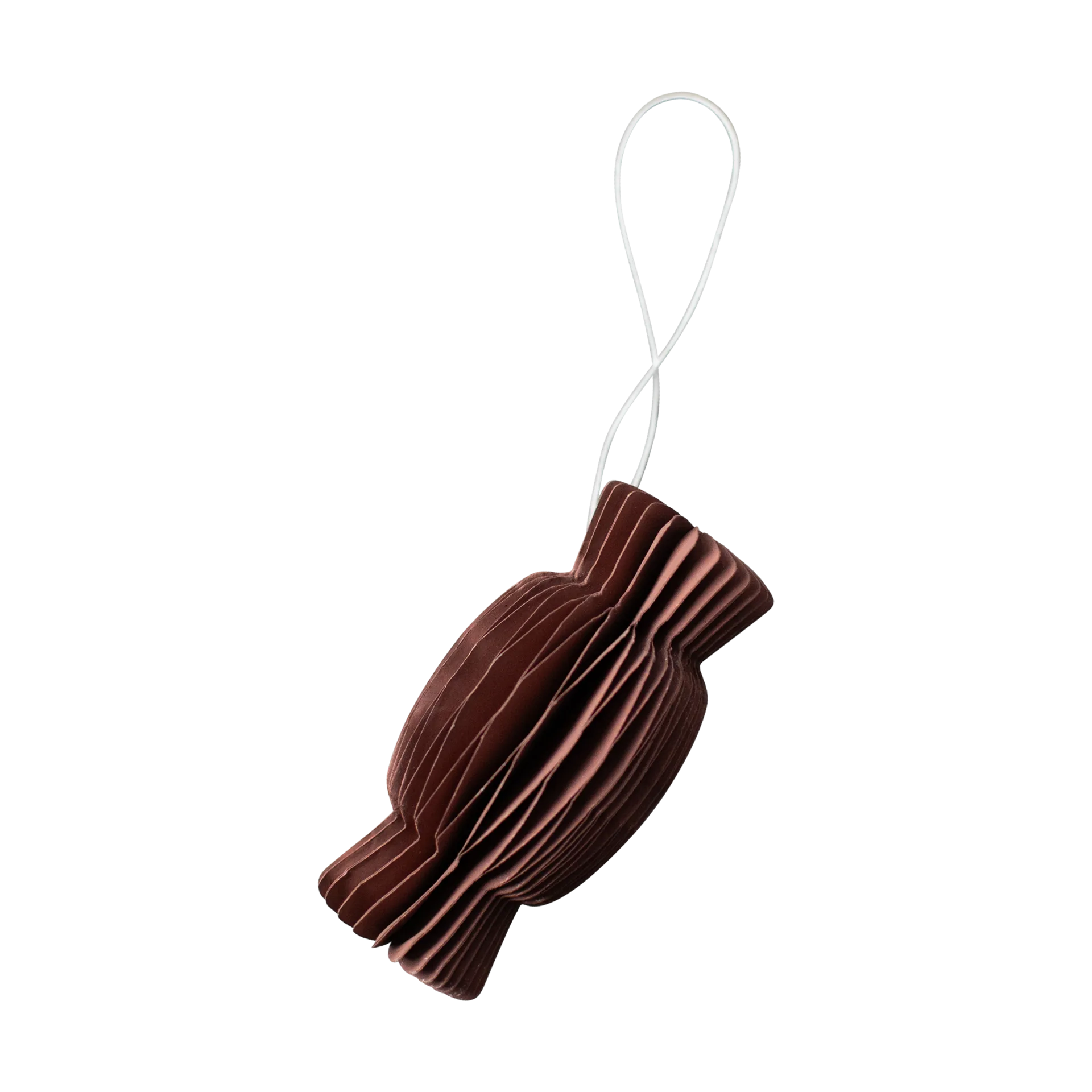 DBKD Ornement de Noël Paper Candy Dark red