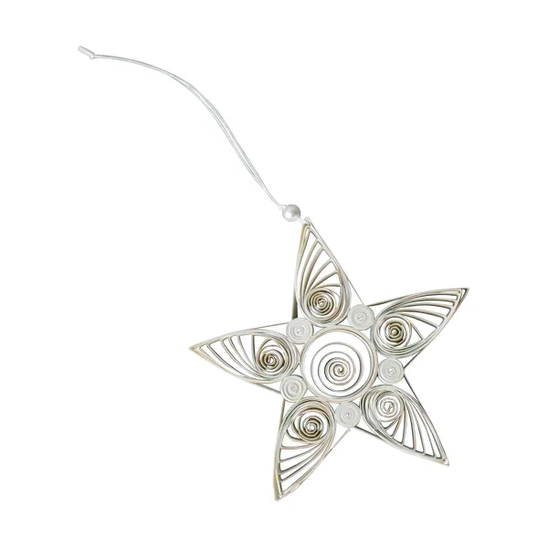 Paper star julhänge 10,5 cm