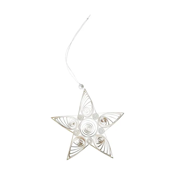 Paper star julhänge 13 cm