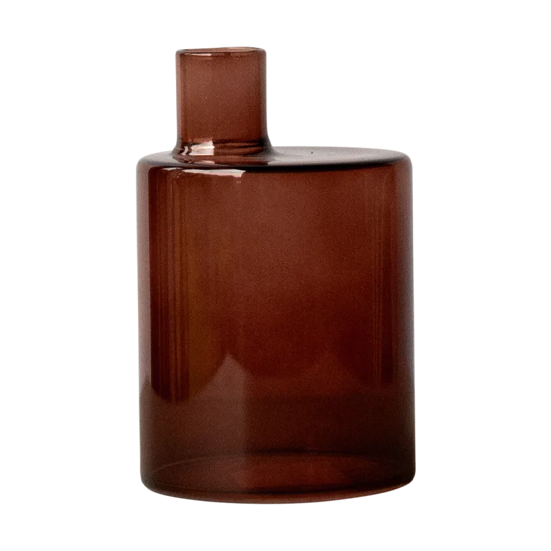 DBKD Pipe vase 12 cm Dark red