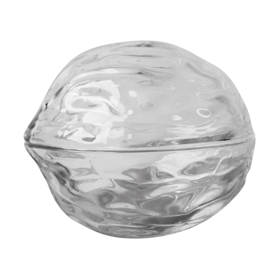 DBKD Walnut skål med låg Clear