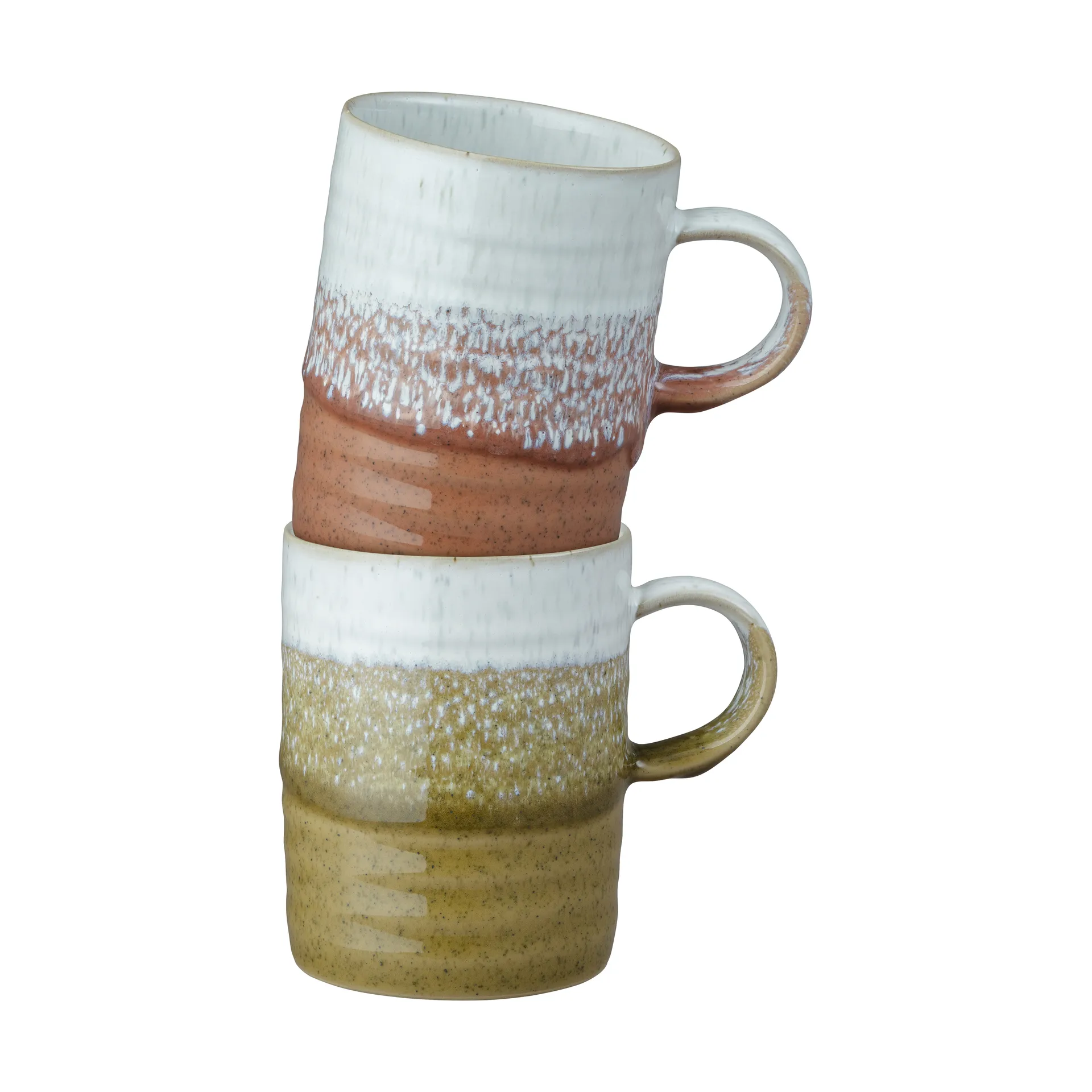 Denby Kiln Accents krus 40 cl 2 dele Ochre-rust