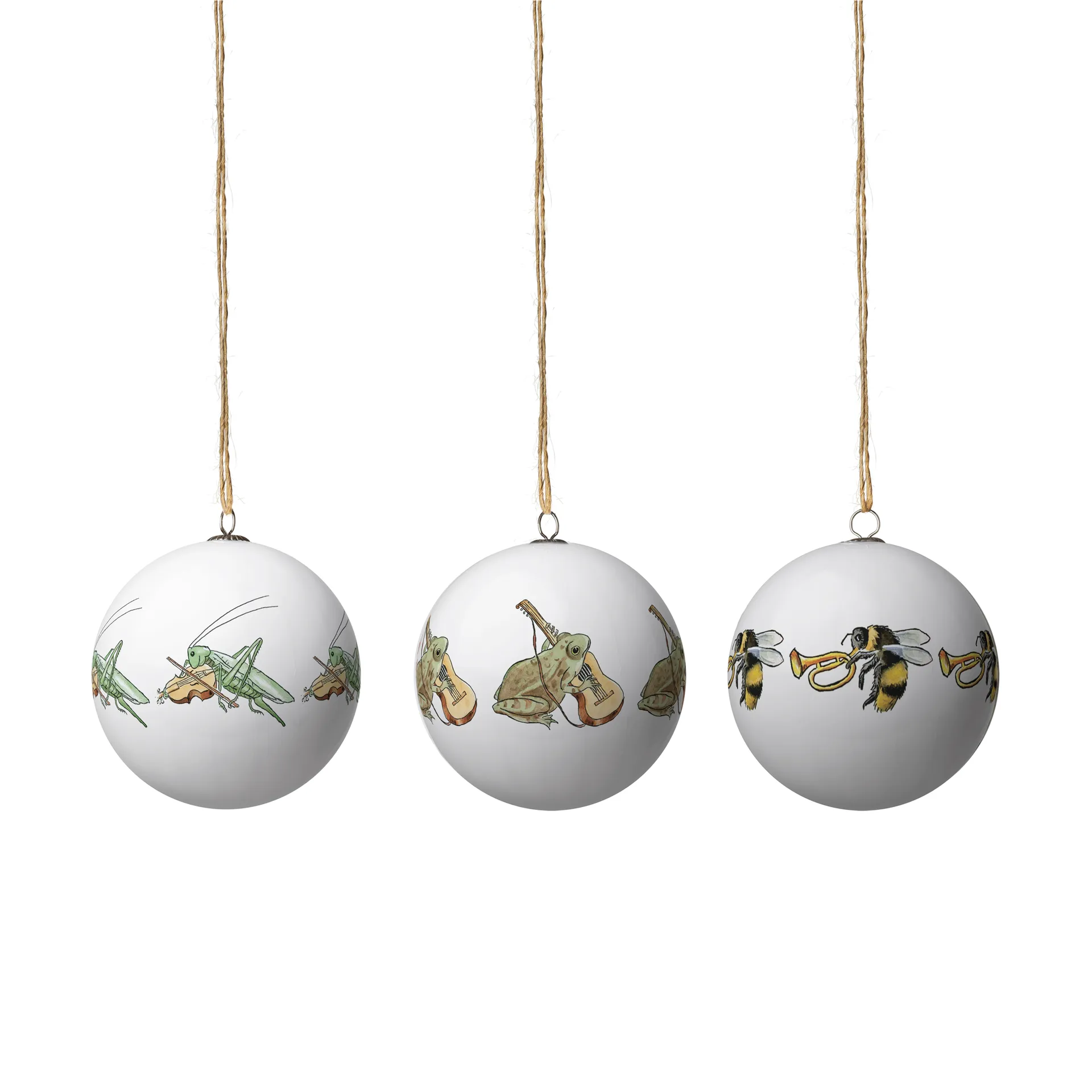 Design House Stockholm Boules de Noël Elsa Beskow lot de 3 Set no 9