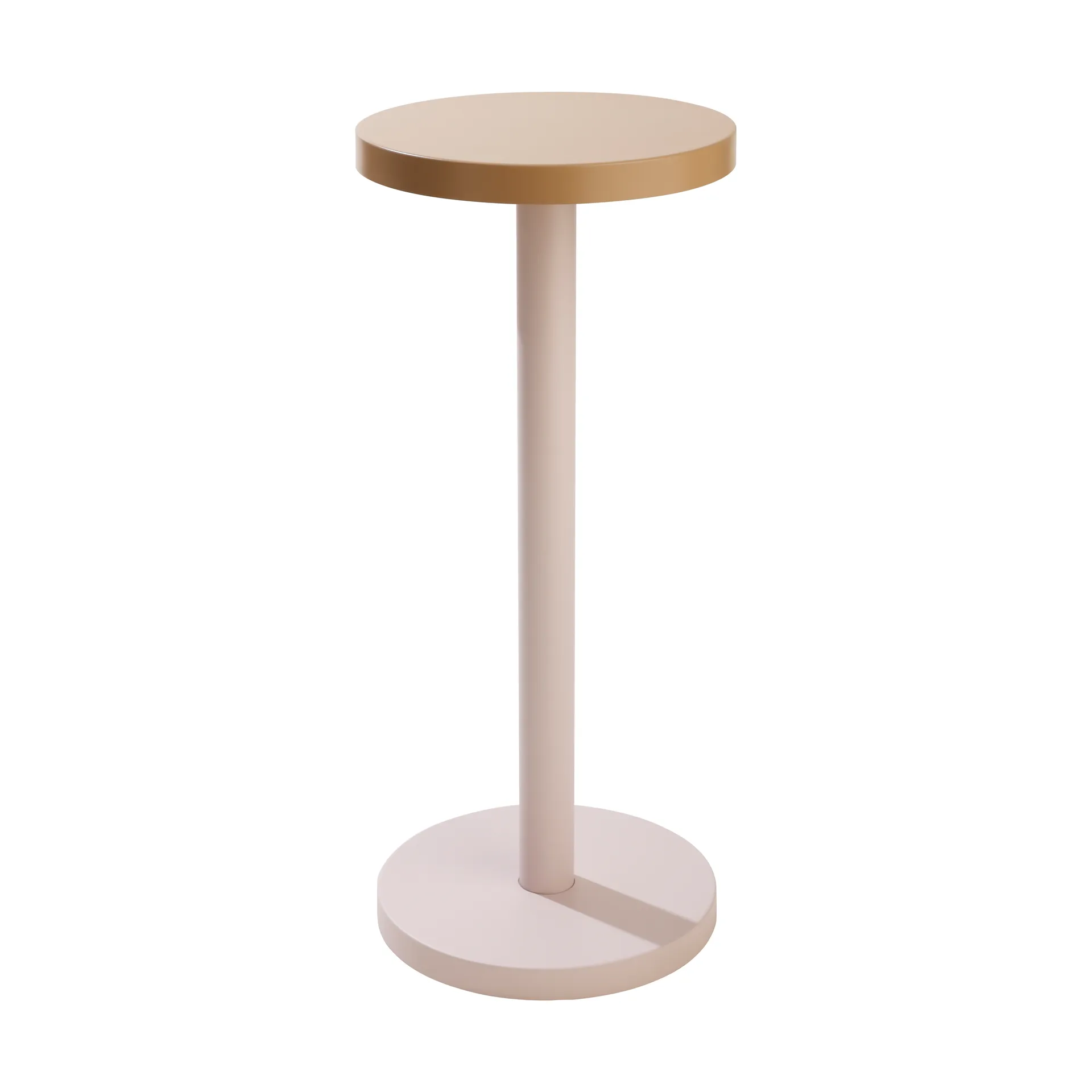 Design Letters Stord skammel Ø31x73 cm Pastel-pastel beige