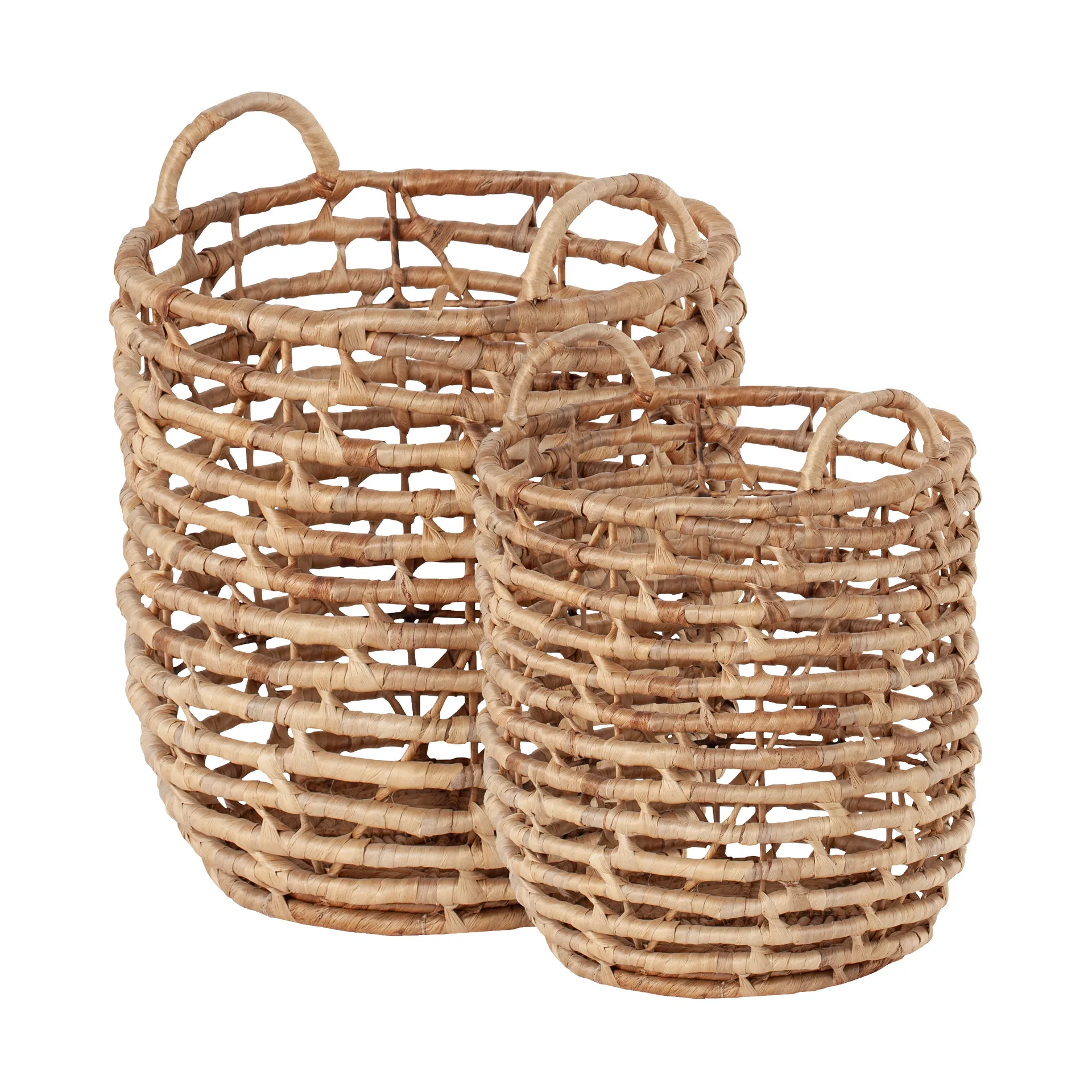 Dixie Lily opbevaringskurve U-form open twist 2 dele Natural