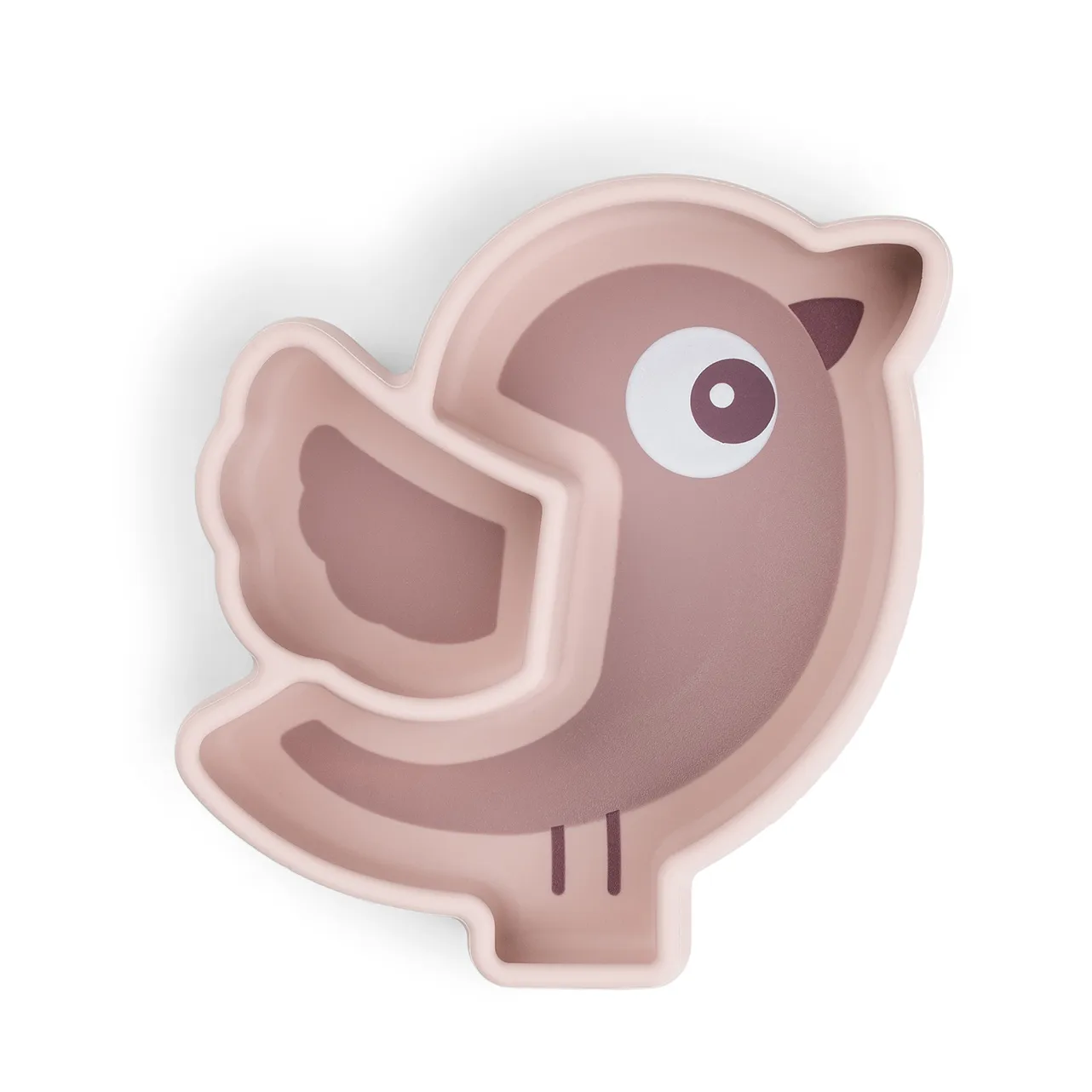 Done by Deer Snacktallerken - Silikone - Stick & Stay - Birdee -