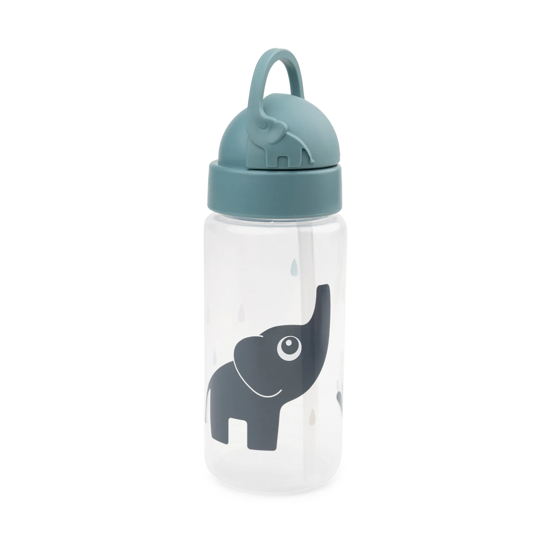 Done By Deer Drikkedunk Med Sugerør 350 ml. - Elphee Blå