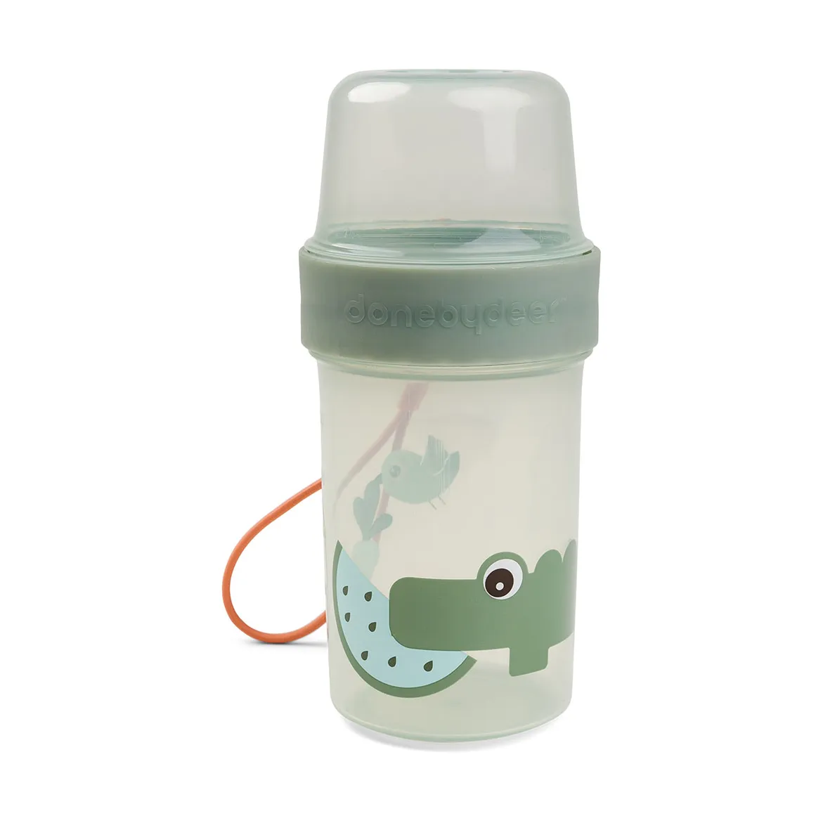 Done by deer Gobelet Croco 2-en-1 L Vert