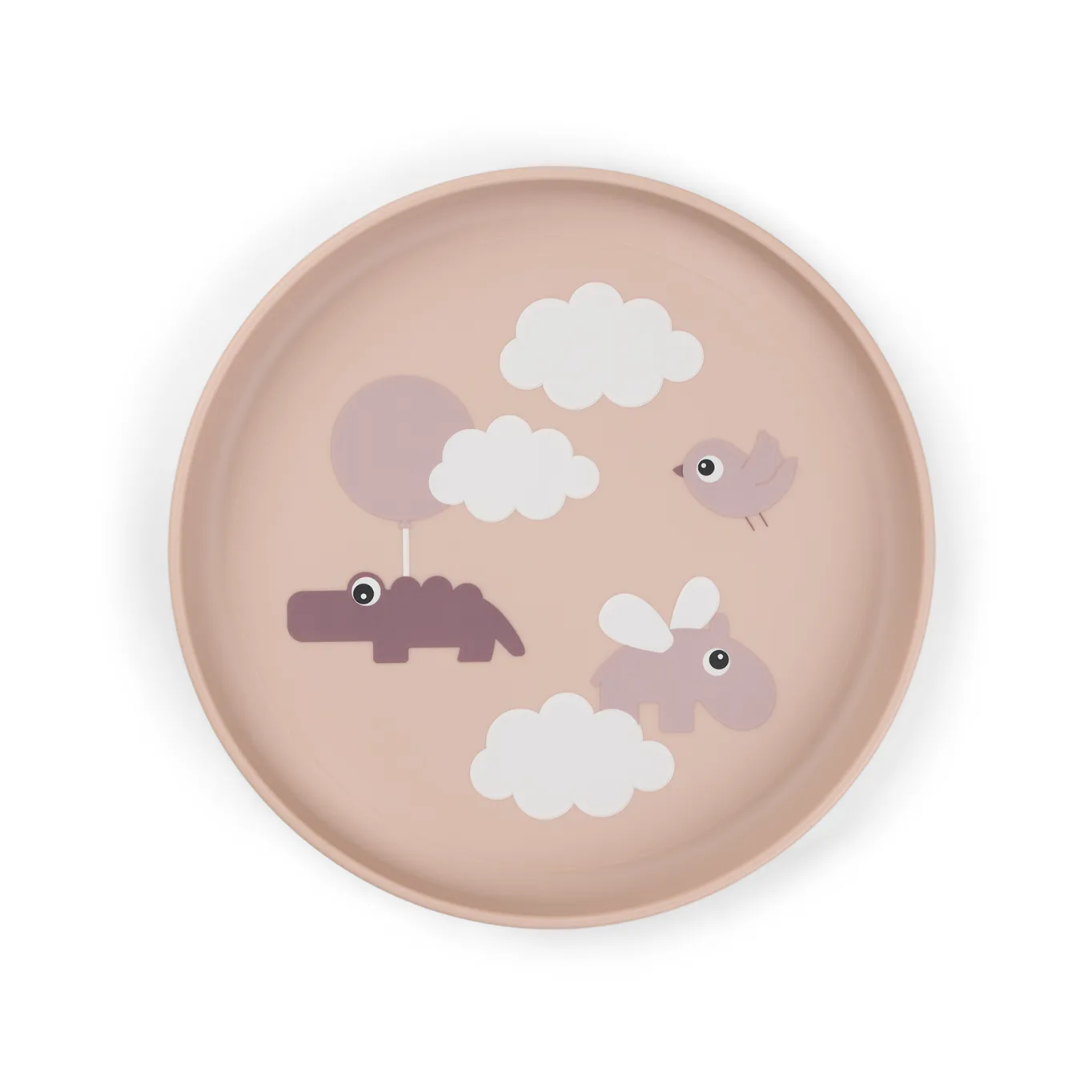 Done by deer Happy Clouds foodie børnetallerken Ø20 cm Powder