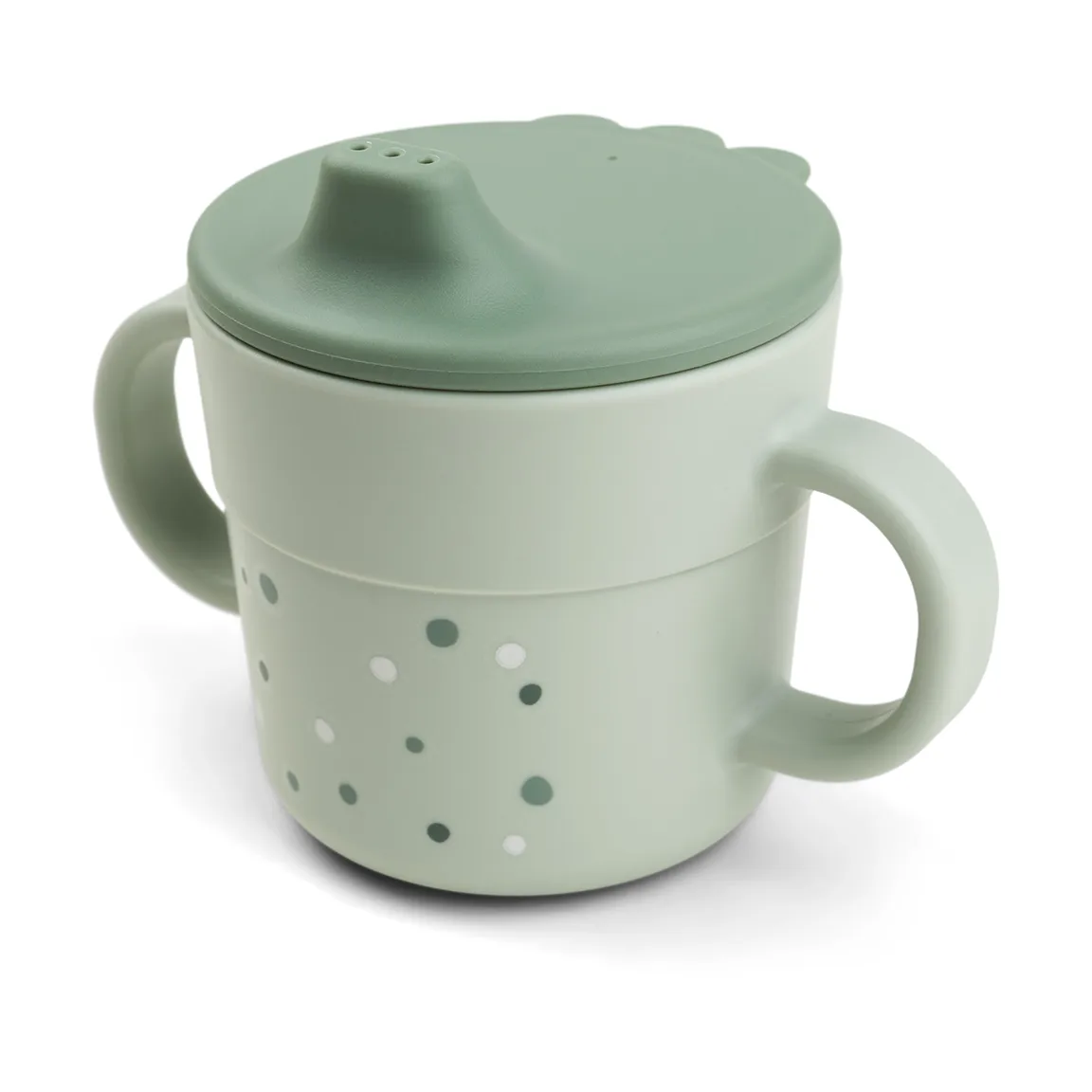 Done by deer Happy Dots foodie tudkop 21,5 cl Green