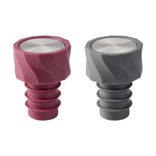 Vivi vinförslutare 2-pack 4,5cm, Svart