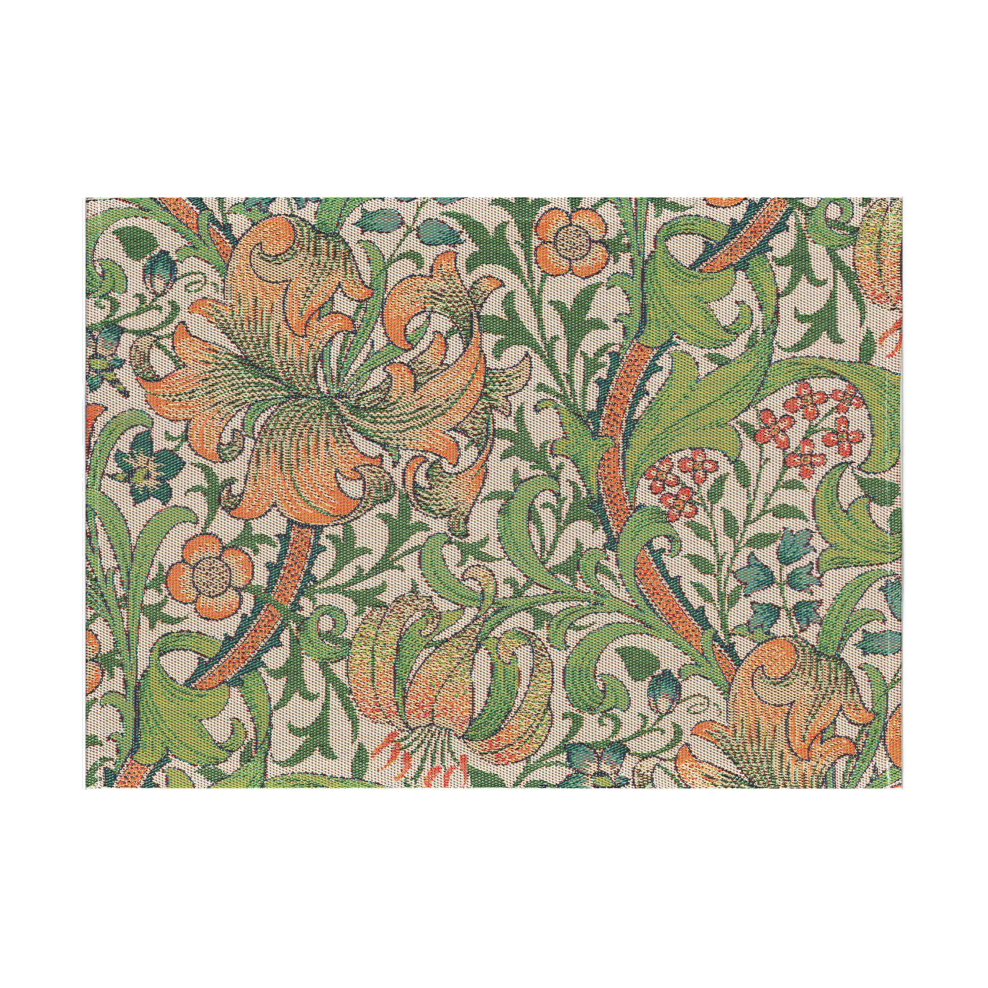 Ekelund Linneväveri Golden Lily dækkeserviet 35x48 cm Flerfarvet
