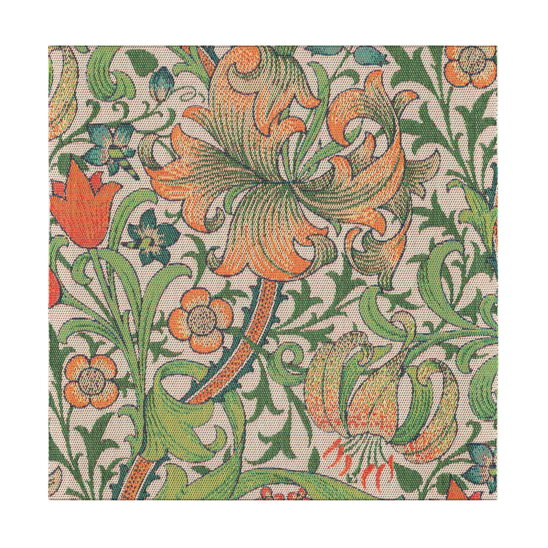 Ekelund Linneväveri Golden Lily serviet 35x35 cm Flerfarvet