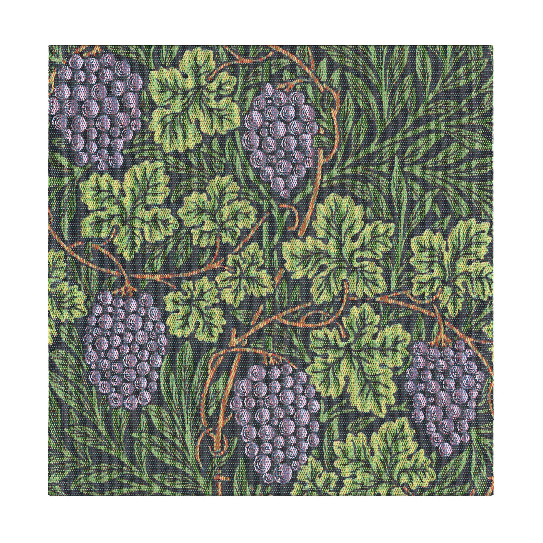 Ekelund Linneväveri Vine serviet 35x35 cm Grøn