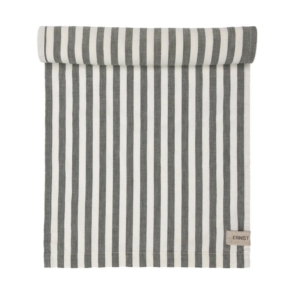 ERNST Ernst løber bred stribe 45x150 Grøn-hvid