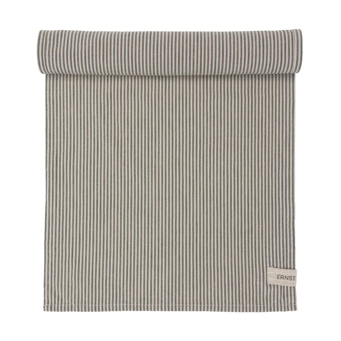 ERNST Ernst løber stribet 45x150 Grøn-beige