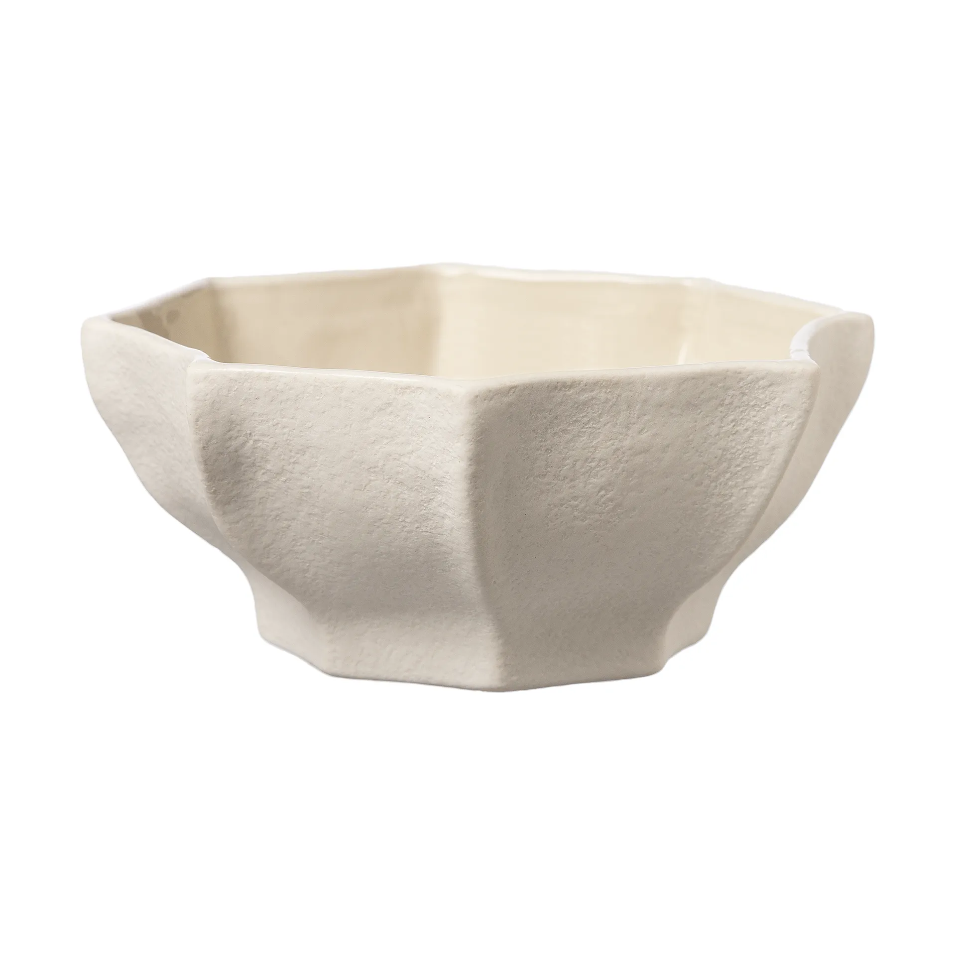 Ernst Skål Ø17 Cm - Serveringsskålar Stengods Off-White