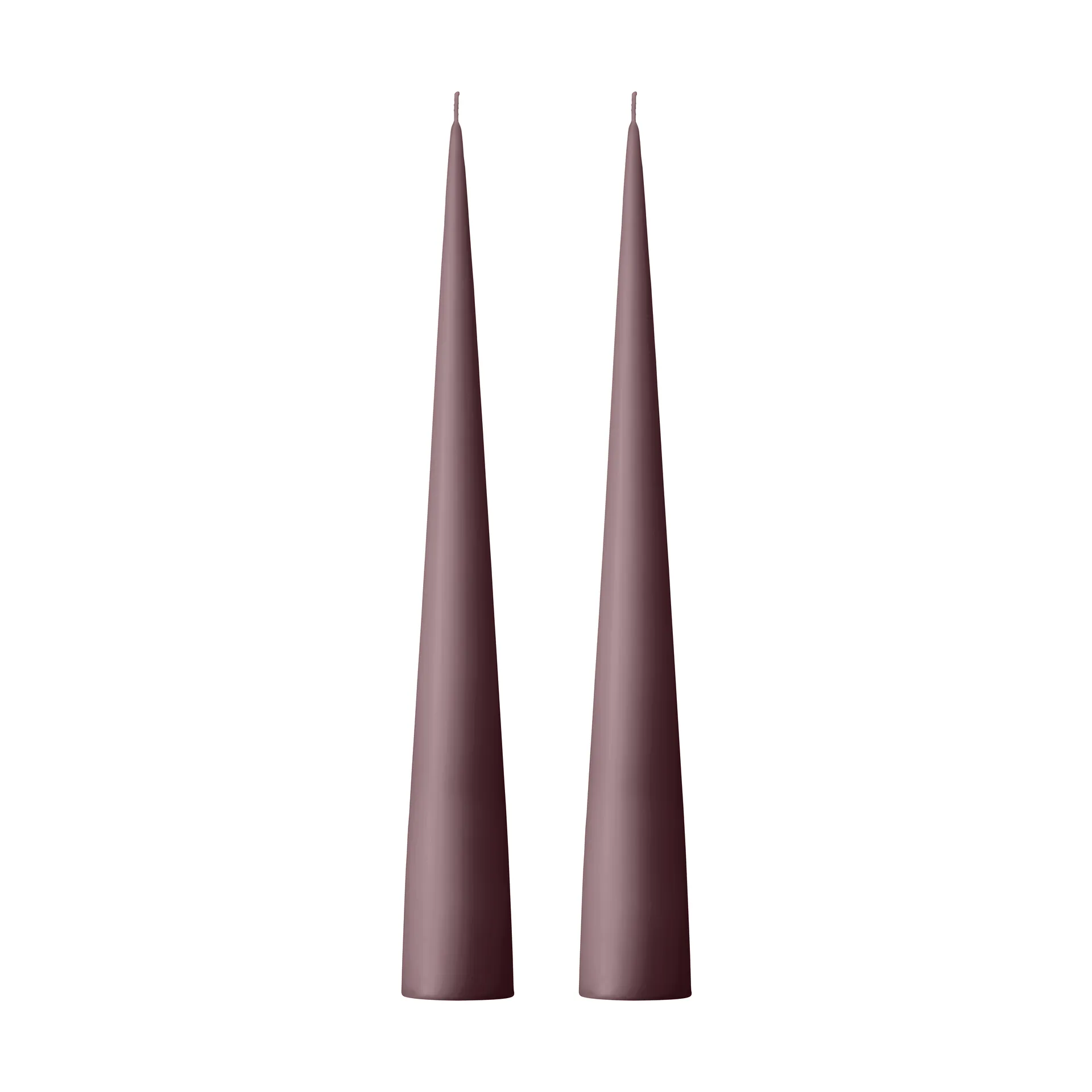 ester & erik Bougie cônique ester & erik Lot de 2 mat Winter rose 84