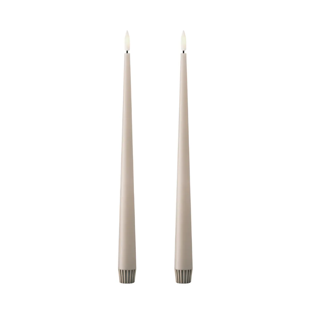 ester & erik Bougies LED ester & erik lot de 2 22 Linen Grey ,