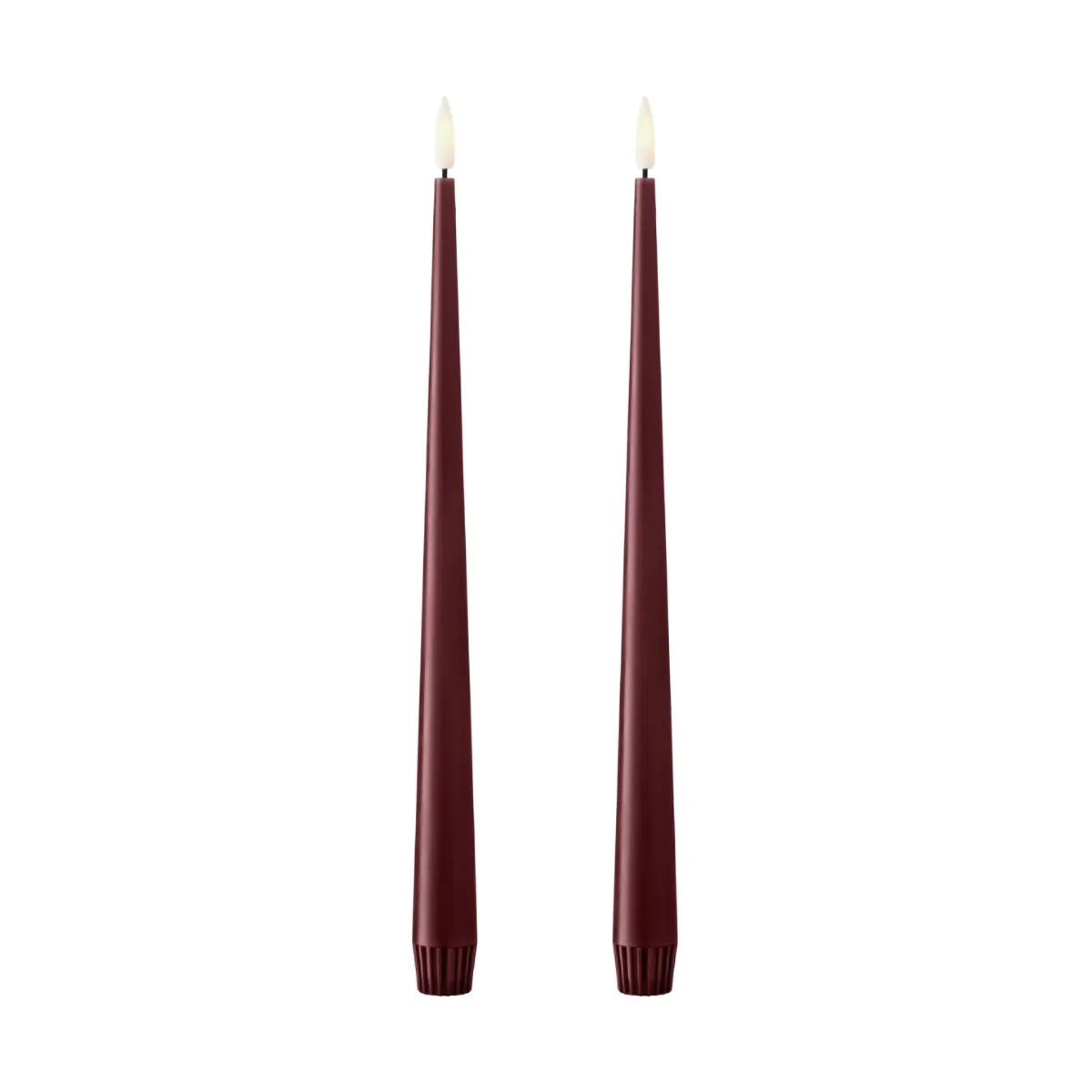 ester & erik Bougies LED ester & erik lot de 2 44/2 Deep Wine ,