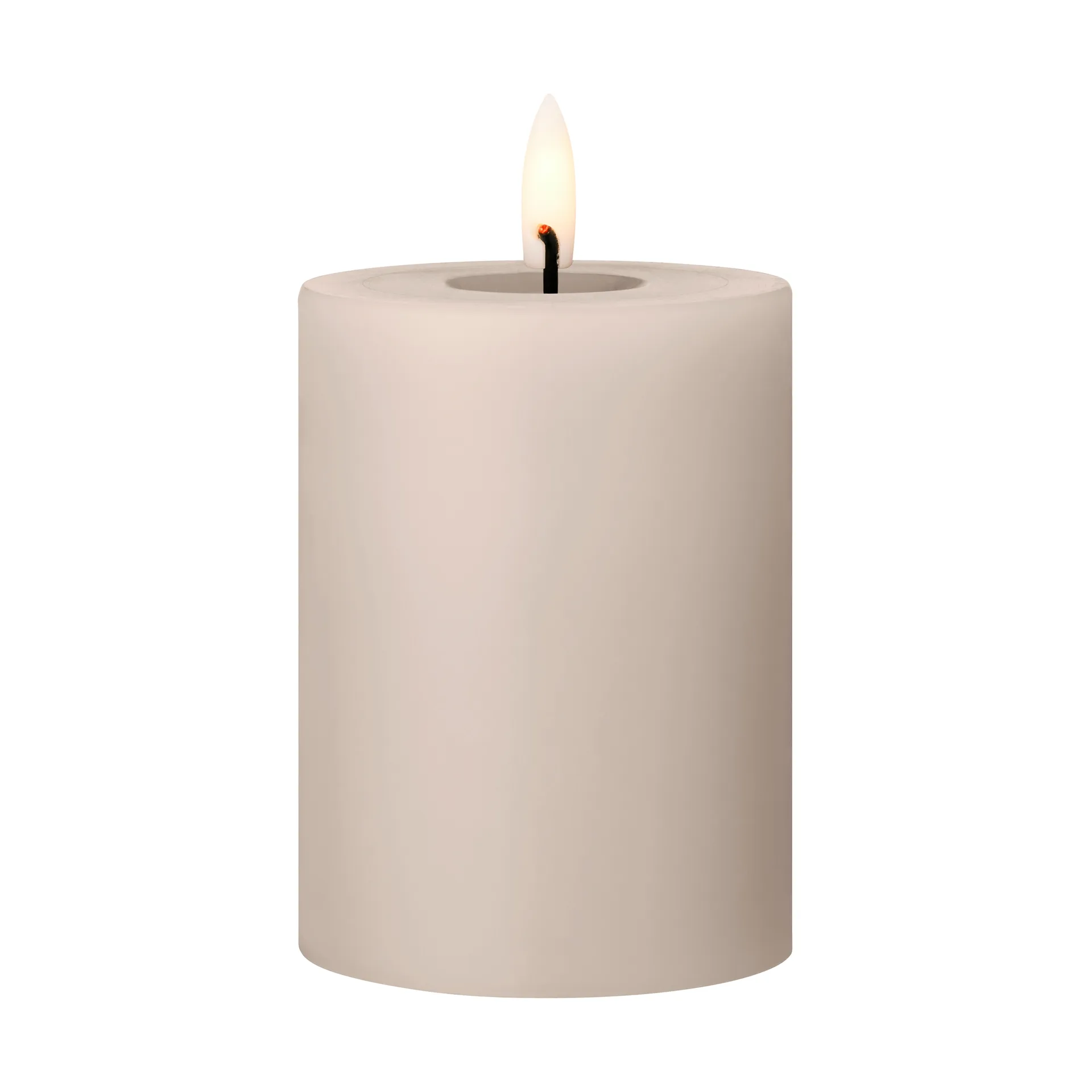 ester & erik ester & erik bloklys LED 22 Linen Grey, 10 cm