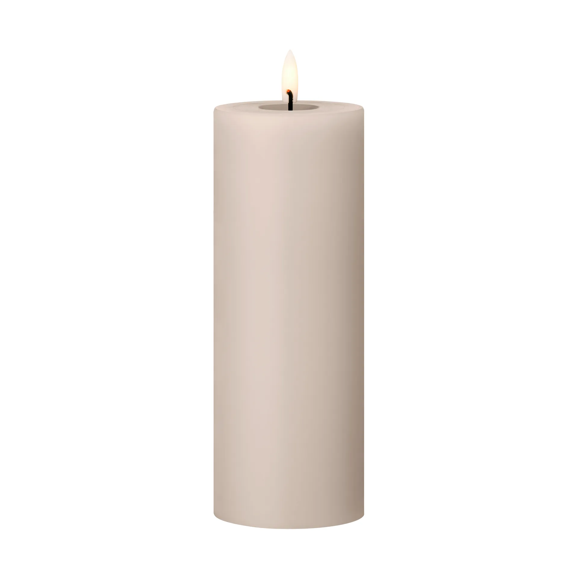 ester & erik ester & erik bloklys LED 22 Linen Grey, 20 cm