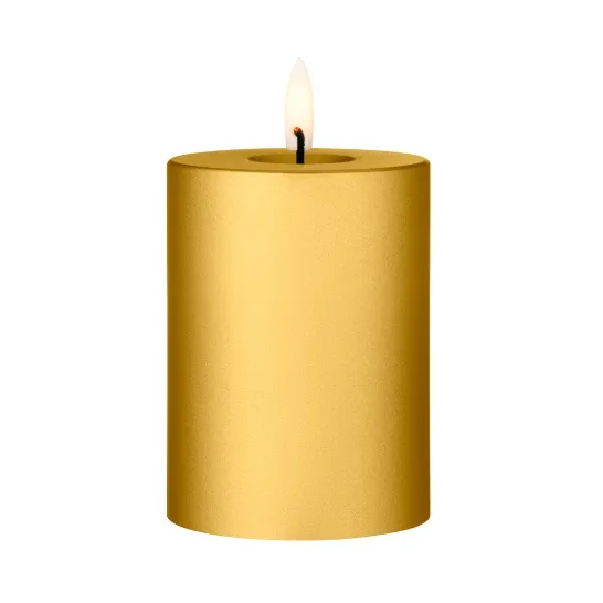 ester & erik ester & erik bloklys LED 90 Gold Metallic, 10 cm