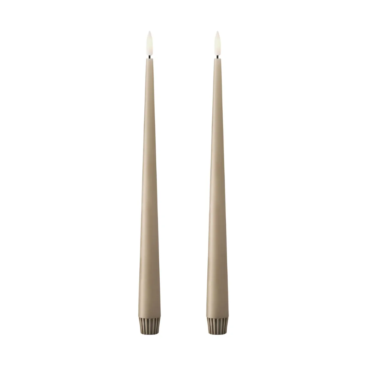 ester & erik ester & erik kronelys LED 2-pak 18 Nougat note , 30 cm