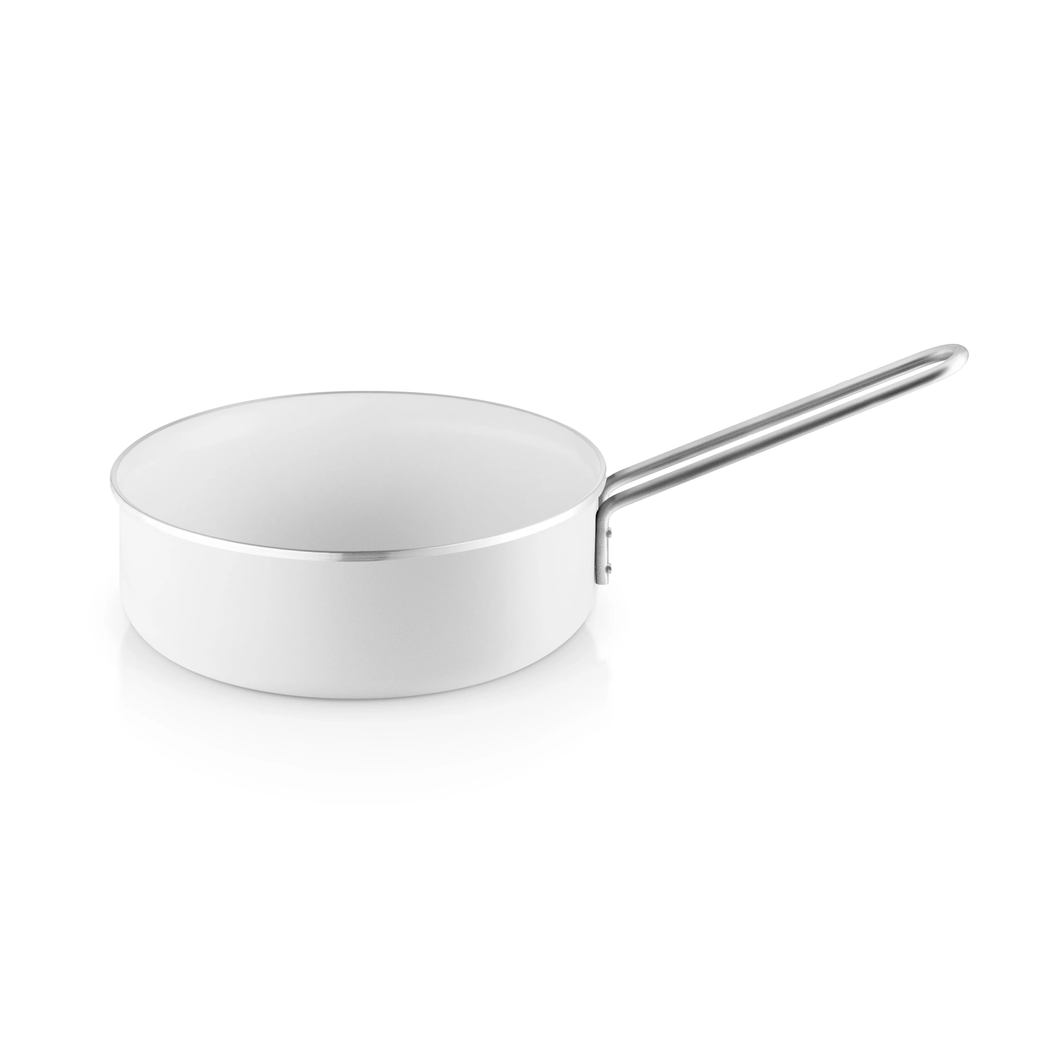 Eva Trio White Line Slip-Let ceramic sauté pan from Eva Solo ...