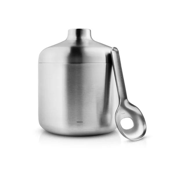 Liquid lounge ishink med sked 1,4 l, Brushed steel