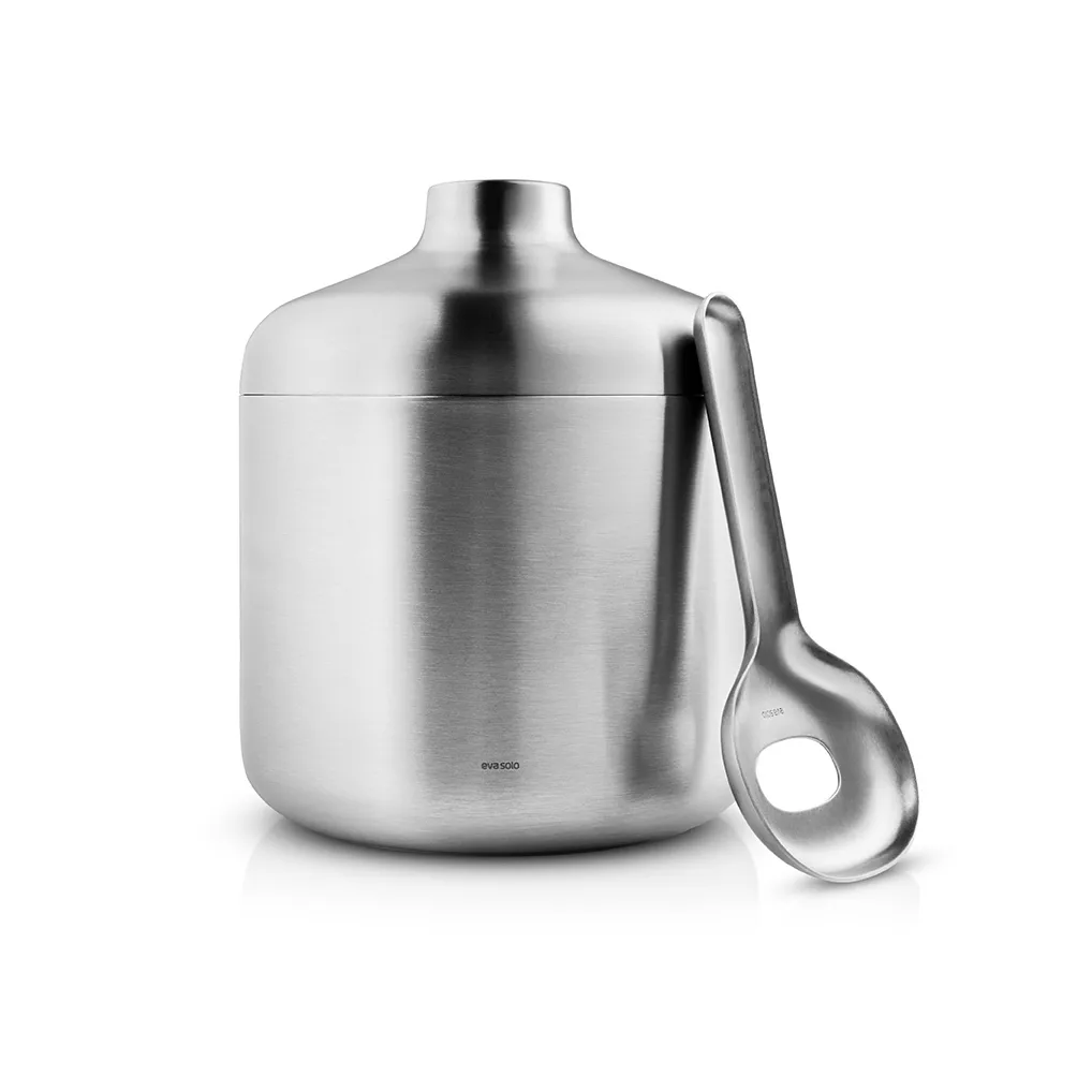 Eva Solo Liquid lounge isspand med ske 1,4 l Brushed steel billede