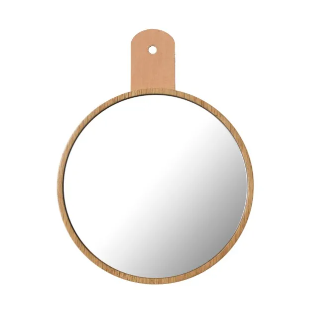 FDB Møbler Miroir Q5 Allé à crochets Oak nature lacquered