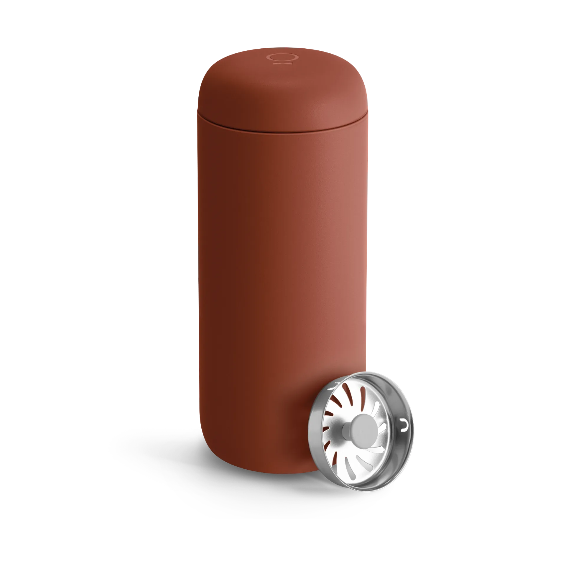 Termosinis puodelis Fellow Carter Move + apsauga nuo purslų Sienna, 475 ml