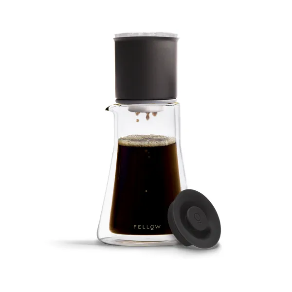 Stagg XF pour-over set, Matte black-clear glass