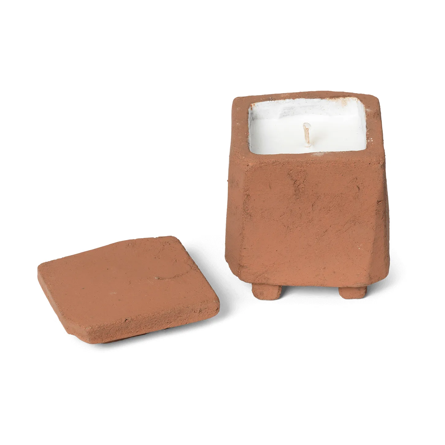 Ferm Living Bougie parfumée Kurinu 40 h Terracotta