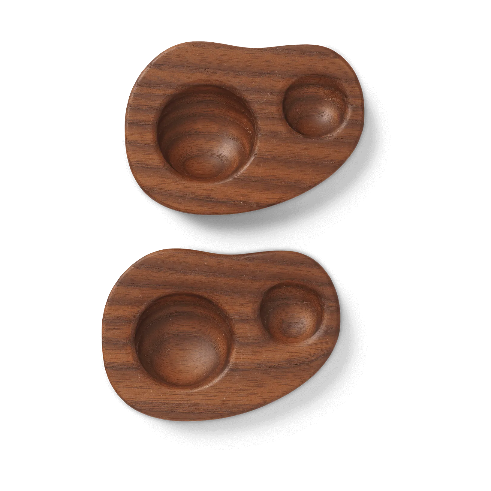 Ferm Living Cairn æggebæger 2-pak Dark brown