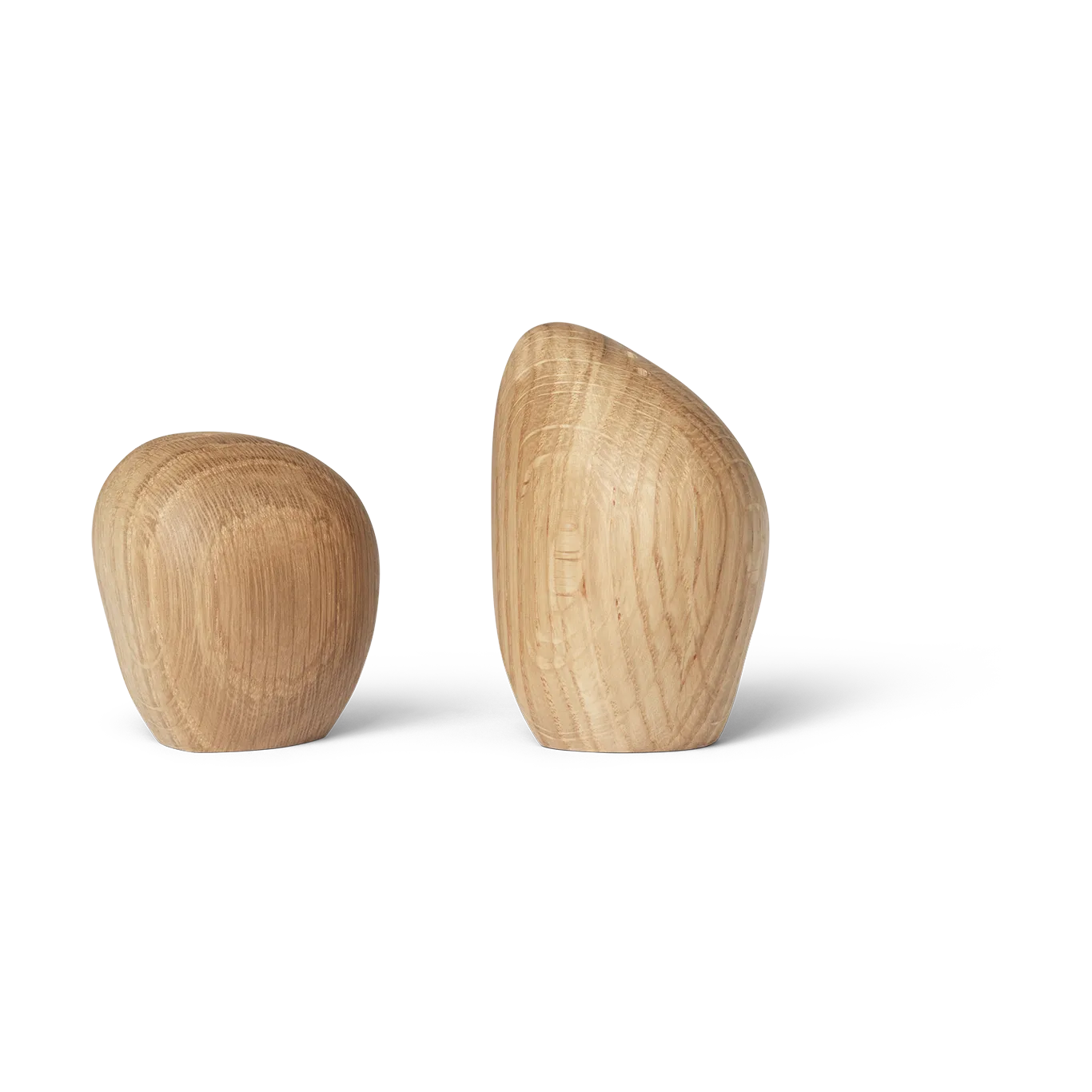 Ferm Living Cairn salt- og peberkar Oak