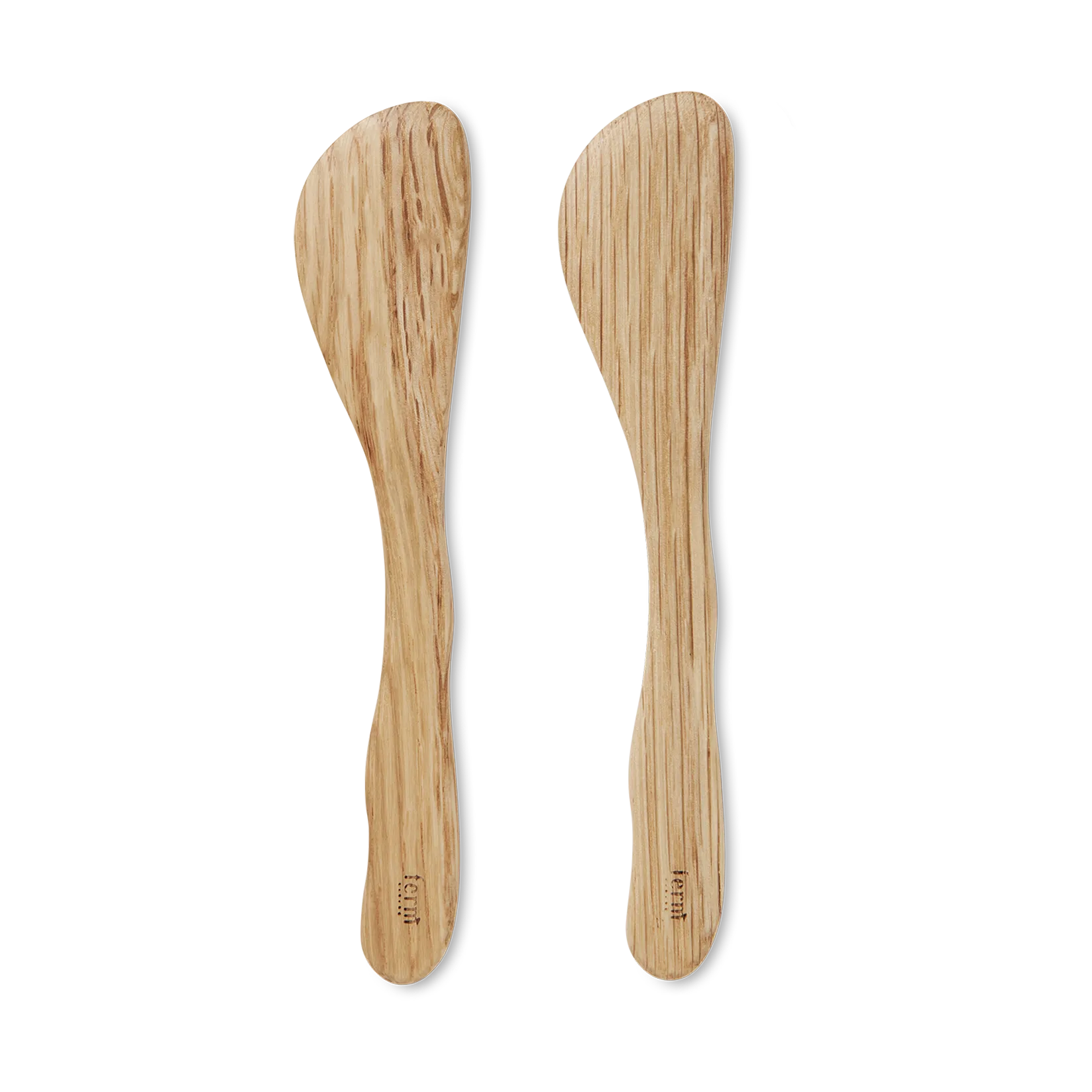 Ferm Living Cairn smørkniv 2-pak Oak