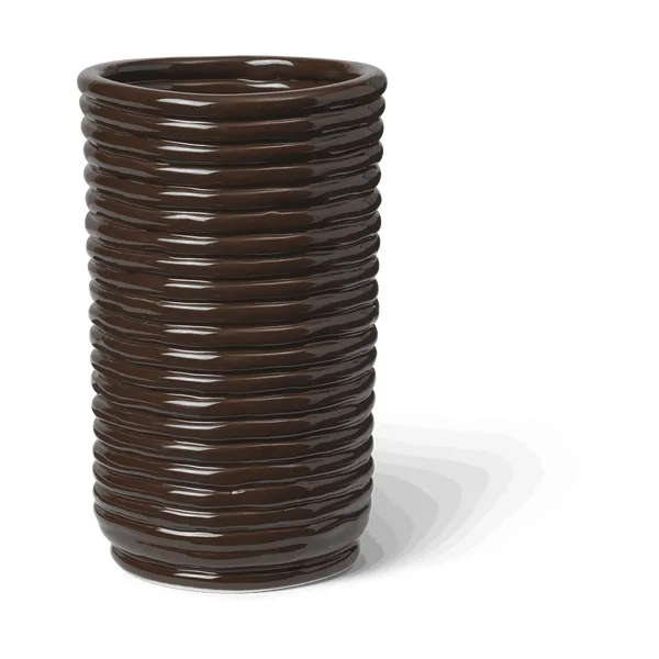 Corduroy vas 21 cm, Carob