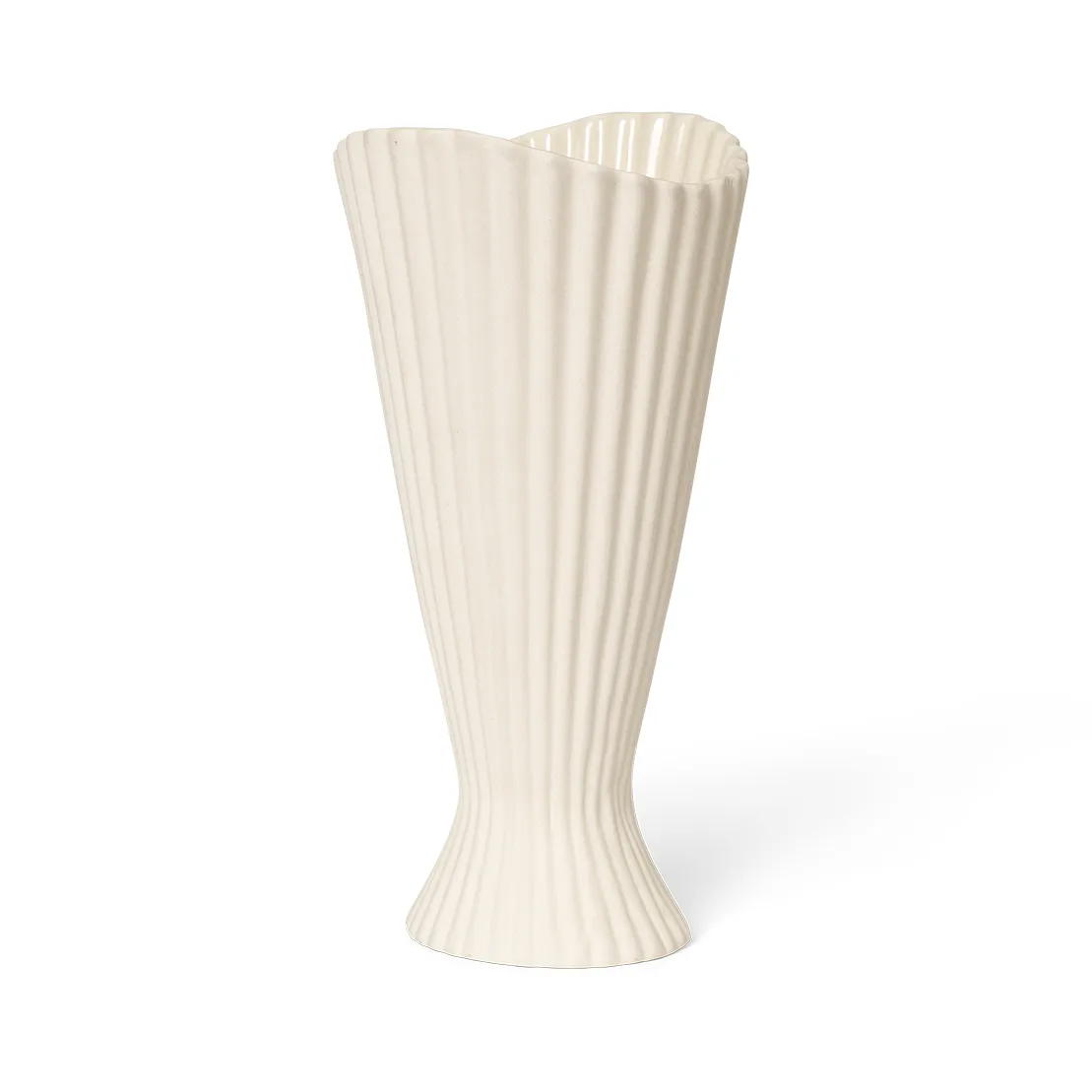 Ferm Living Fountain vase 23 cm Off white